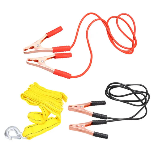 Power Booster Cable Emergency Battery Jumper Wires Pure Copper