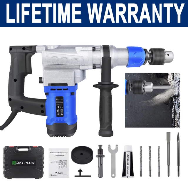 ELECTRIC ROTARY JACK Hammer Drill Impact Demolition Breaker SDS Plus