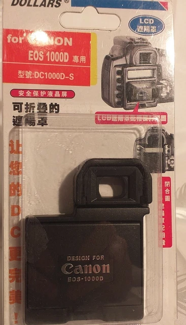 Canon Eos 1000D Cámara Dslr Capó Lcd Y Protector De Pantalla Nuevo En Caja