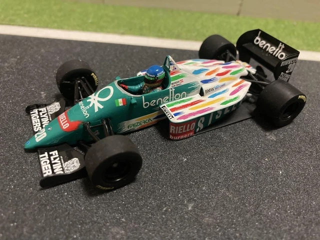 【ミニチャンプス　BENETTON BMW B186 1/18】 1/18 Minichamps Benetton B186 - new wing decals : r/f1models
