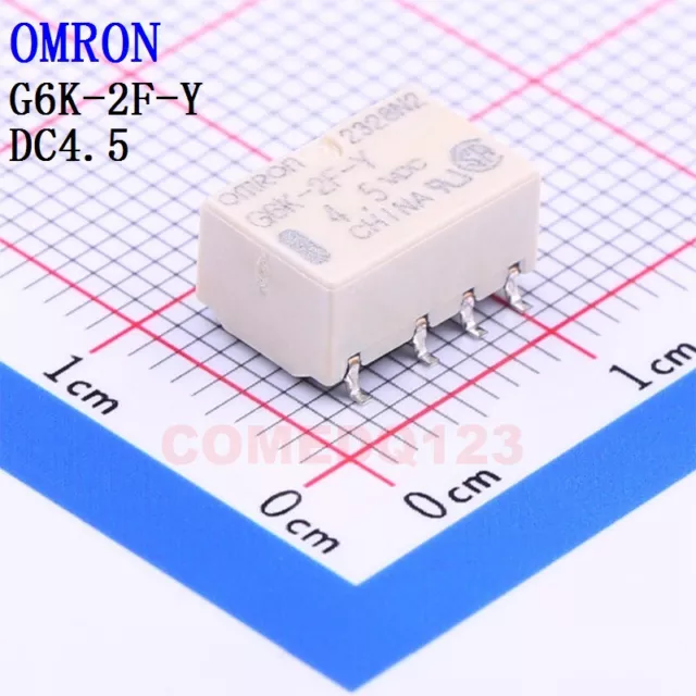 5PCSx G6K-2F-Y-DC4.5 SMD Signal Relays