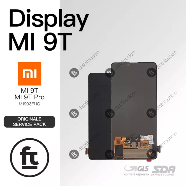 Xiaomi Display Mi 9T/ 9T Pro M1903F11G Originale Service No Frame Schermo