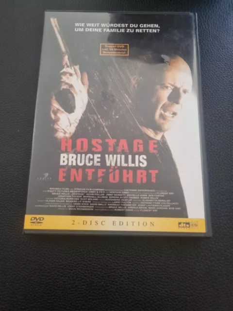 DVD HOSTAGE ENTFÜHRT - Bruce Willis - 2 Disc-Edition - neuwertig