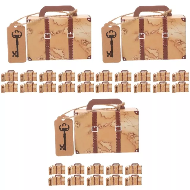150 Pcs Kraft Paper Gift Box Party Favors for Suitcase