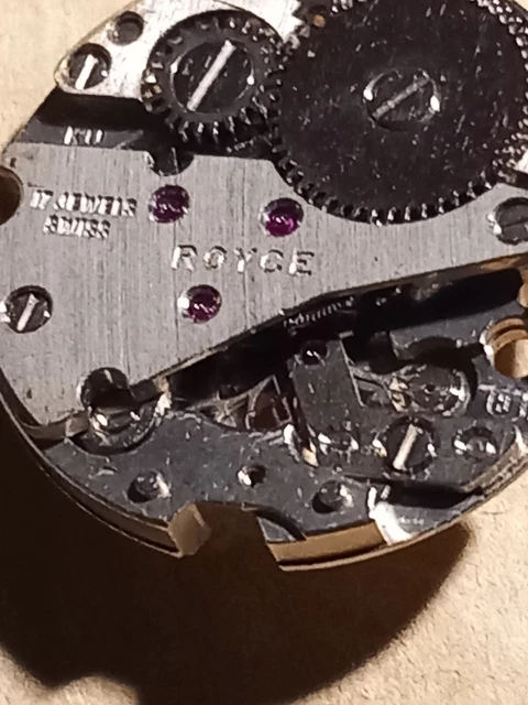 Mouvement De Montre Vintage EDMA - 17 Rubis, Antichoc, Mécanique, Pour Collectionneurs