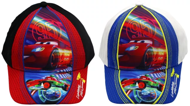 Cars Kappe 95 Baseball Cap Cappy für Kinder Sonnen Schutz Lightning McQueen Neu