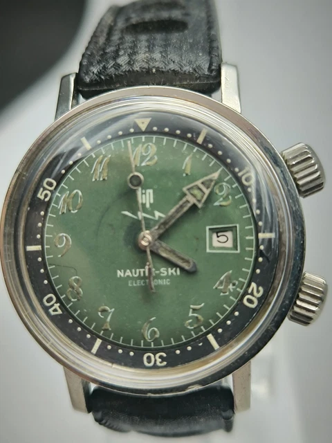 Cadran De Montre LIP Electronic - Diamètre 26,47 Mm - Pièce Rare En Bon état - Neuf Sans étiquette