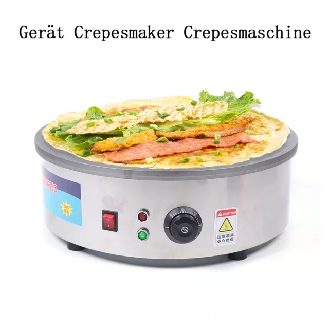 2800W 45cm Gewerbe SX-450P Profi Crepesgerät  Platte Gastro Crepesmaker NEU DHL