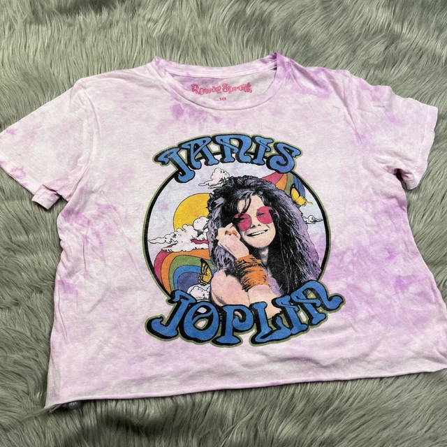Rowdy Sprout Girls Janis Joplin Tie Dye Shirt Size 10