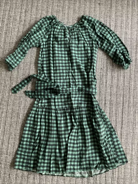 pre loved gorman cotton check dress size 12