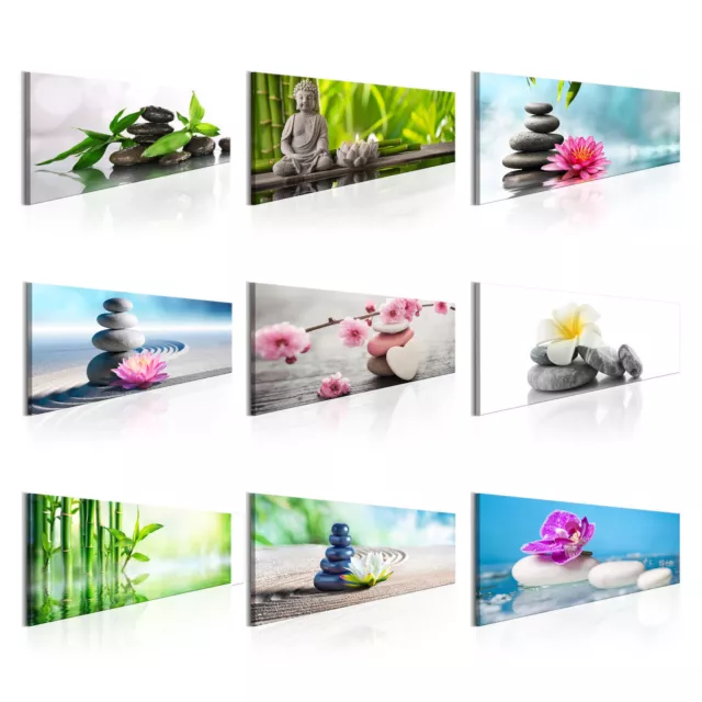 BUDDHA FENG SHUI ZEN SPA Wandbilder xxl Bilder Vlies Leinwand b-B-0206-b-a