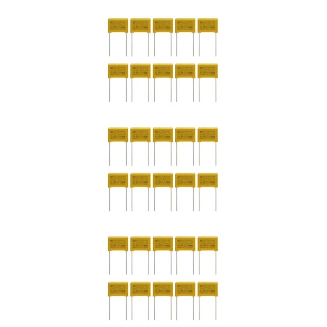 30 Pcs AC 275V 0.22UF Polypropylene Film Safety Capacitors MPX O9W9
