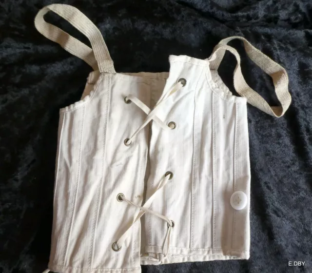 ANCIEN CORSET RIGIDE POUR POUPEE époque DEBUT XXé