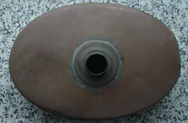 Antike Kupferbettflasche geflickt, ohne Verschluß trotzdem Rarität Rein Kupfer
