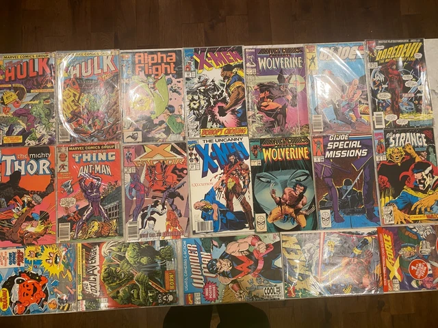 Marvel Comics Lot of 20 (mostly 1980s, many rare)