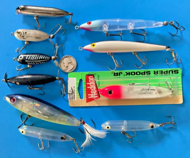 VINTAGE HEDDON BABY Zara Spook Tiny Top water Fishing Lure Bass Bait Tackle  $1.00 - PicClick