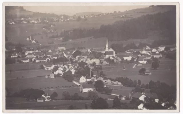 AK Foto-AK Weiler im Algäu (Allgäu) mit Simmerberg alte Ortsansicht Teilansicht