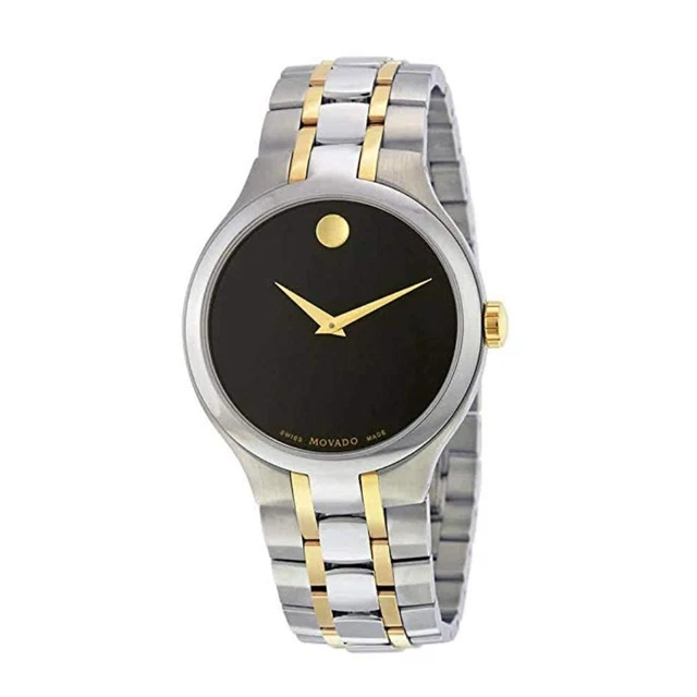 Movado 0606958 Men's Stainless Steel Black Quartz Watch