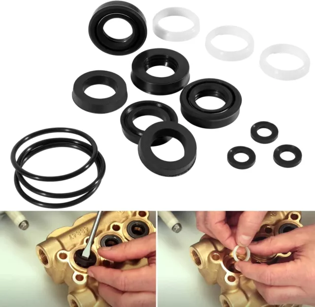 34262 Seal Kit Replacement for Cat Pump 66DX 6DX Pressure Washer Pump