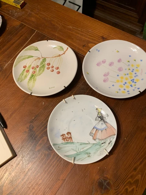 Piatti Vintage Decorati A Mano