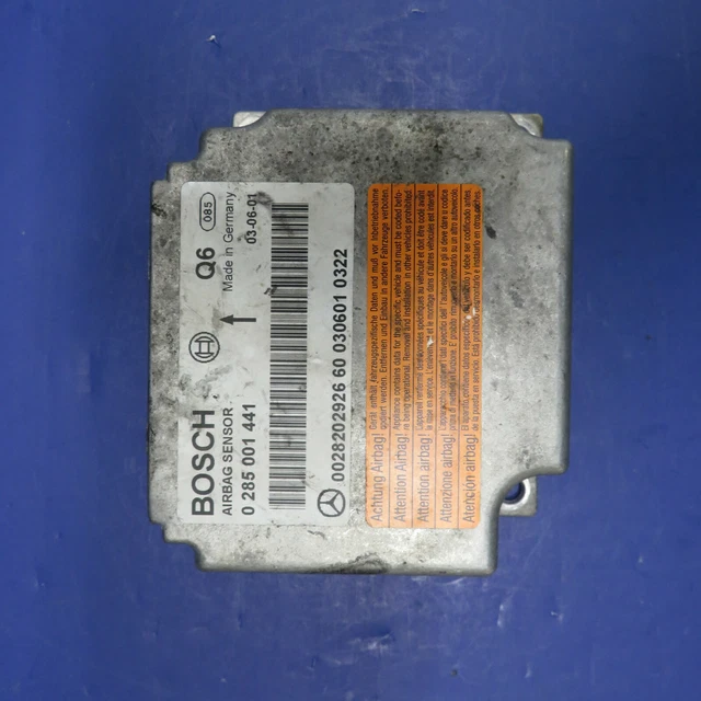 03 MERCEDES BENZ E320 W211 Safety Sensor Srs Control Module 0285001441 ...