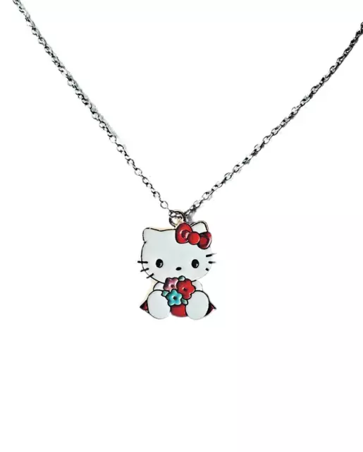 Hello Kitty Necklace - Flowers