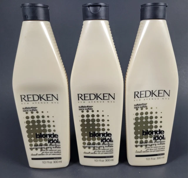 Lote de 3 champú Redken Blone Idol 10,1 OZ nuevo