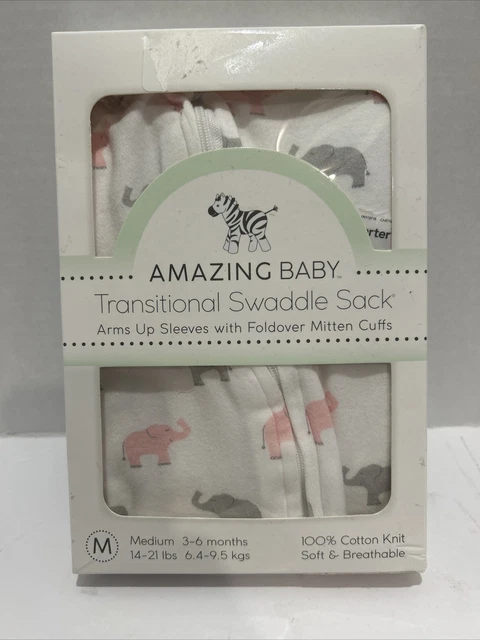 Bolsa de pañales mediana 3-6 meses puños de guantes blancos pañuelo de transición ajustado