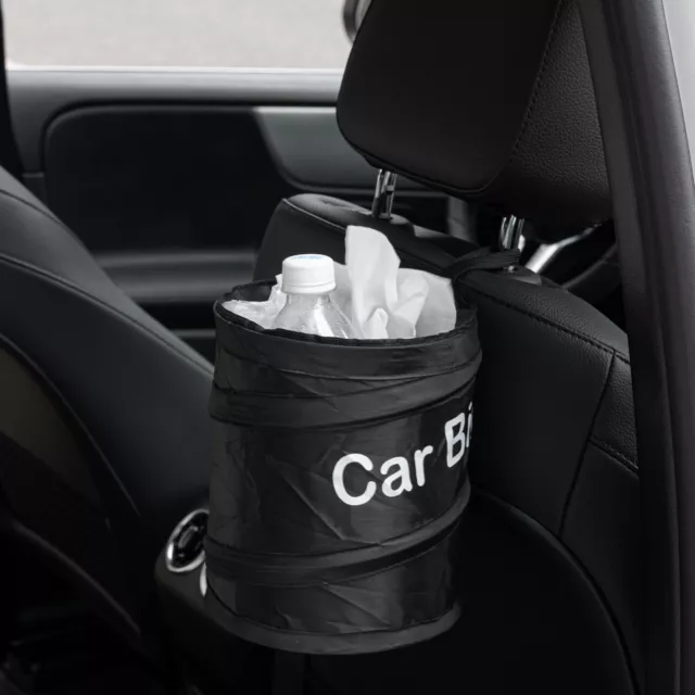 Mini bidone della spazzatura auto pop-up bidone della spazzatura antiuscita pieghevole contenitore da viaggio
