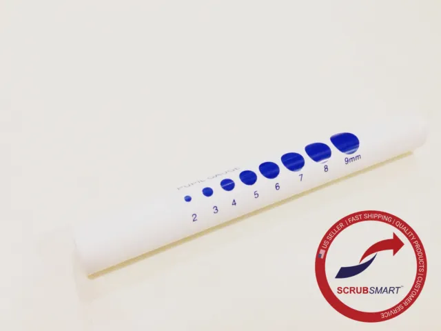 US SELLER LED Nurse Medical Diagnosis WHITE Penlight With Pupil Gauge Pen Light