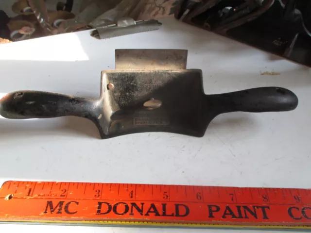 Vintage E.C. Stearns & Co.  Spoke Shave Plane Draw Scraper Double Handle