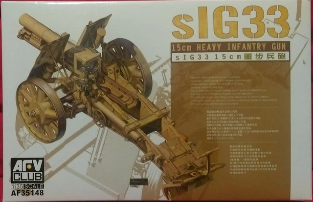 AFV Club 1/35 sIG33 15cm Heavy Infantry Gun Model Kit