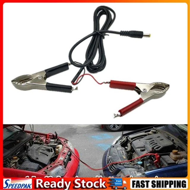 1.5m Battery Alligator Crocodile Clip Portable 12V/24V for LED Light