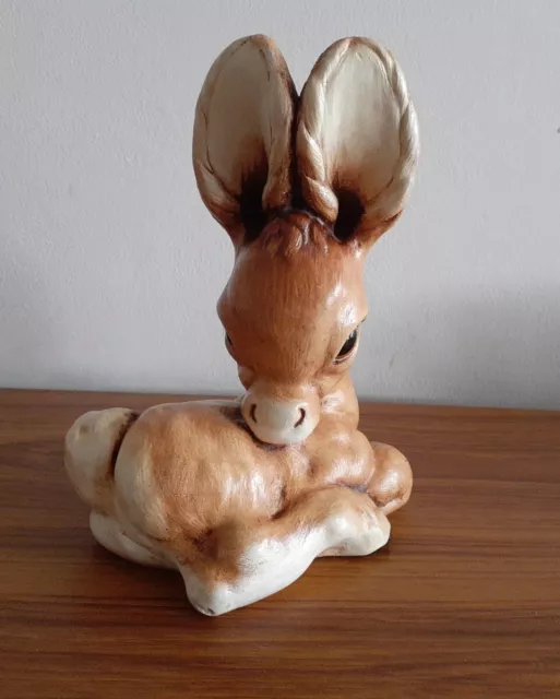 Vintage  Handpainted Tinkerware Bambi Fawn Figurine Moorcraft