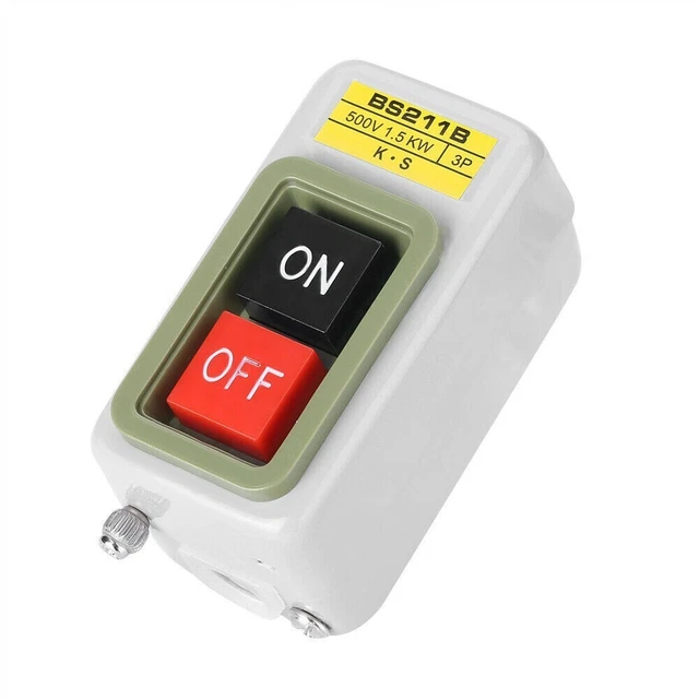 Interrupteur auto-verrouillage facile à installer B 11 B 16 B 30 bouton poussoi