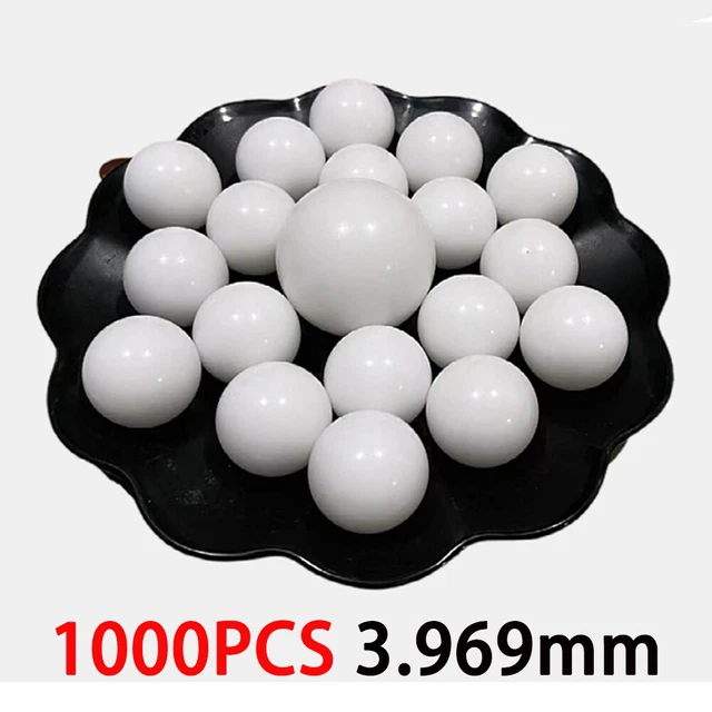1000PCS Plastic Ball Solid PP Polypropylene Cosmetic Bottle Round Ball ø3.969mm