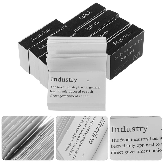 8 piezas Libro de recortes decorativo Papel de diseño de palabras Planificador Cuaderno Papel de fondo