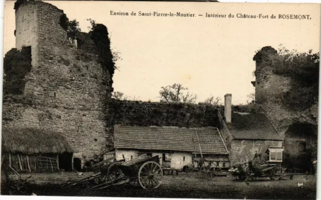 CPA Env. by ST-PIERRE-le-MOUTIER Chateau-Fort de ROSEMONT (864923)