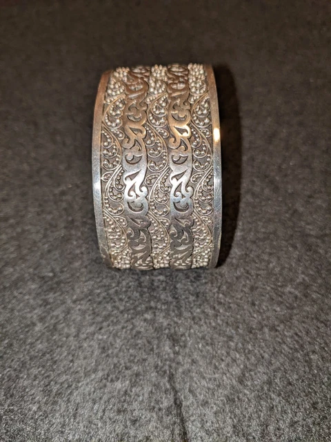 Lois Hill 79 gram silver Scroll and Filigree Bracelet Lois Hill 79 gram silver Scroll and Filigree Bracelet