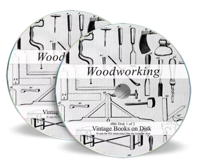 500 Woodworking Books + 13100 Plans & Designs on DVD Carpentry Projects Tools B6