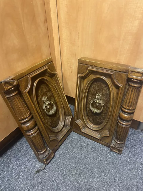 vintage reclaimed cuboard doors ornate french renaissance style composite L@@K