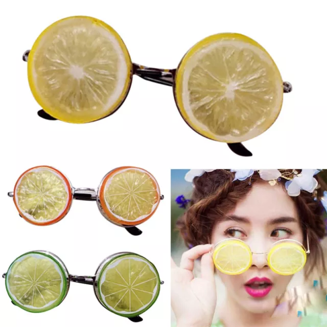 Occhiali al limone fai da te spiaggia matrimonio studio fotografico foto oggetti di scena F'H7