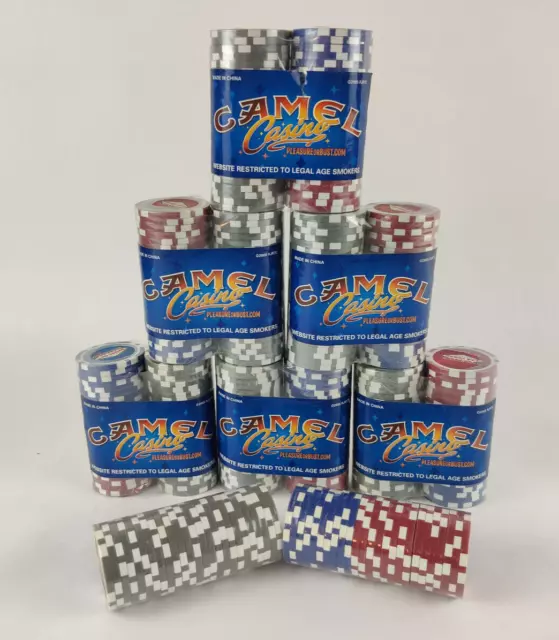 Camel Casino Las Vegas Nevada Poker Gaming Playing Chips Home Gambling Lot