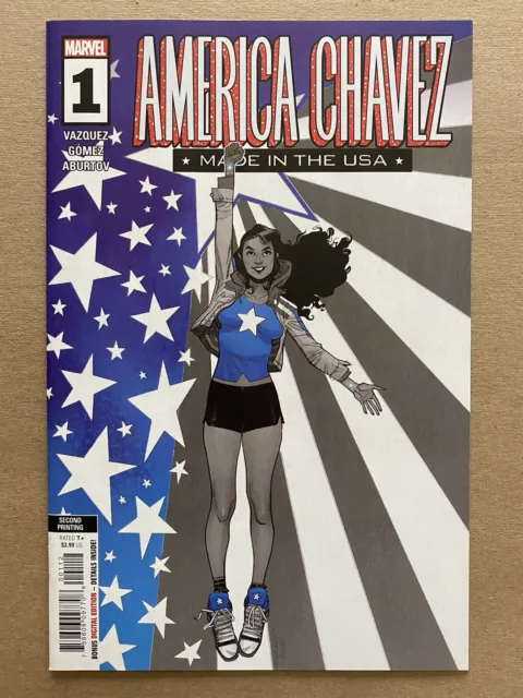 America Chavez #1 2nd Print 2020 Marvel Variant Comic Book Second Printing