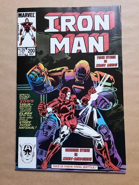 IRON MAN. ISSUE #200, KEY ISSUE (1968 1st SERIES) VERY FINE+ 8.5 HIGH GRADE