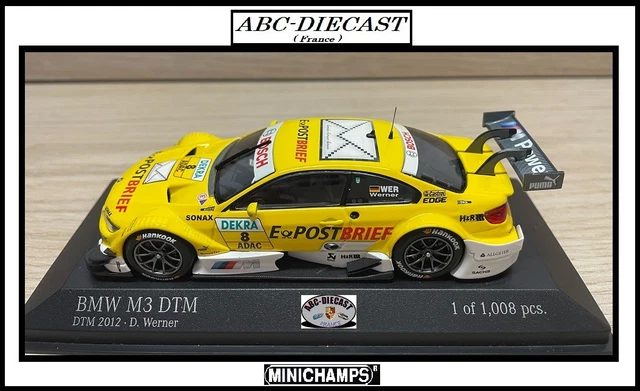 BMW M3 E46 2000 Jaune MINICHAMPS 1:43 de reference 431 020021