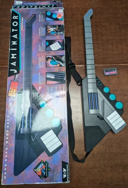 VINTAGE JAMINATOR ELECTRONIC Guitar Synthesizer Toy Working WOW Worlds Of Wonder 149.87 PicClick