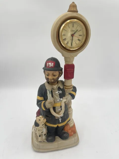 Melody in Motion Clockpost Willie -FIREMAN CLOCK LOW PRESSURE JOB CLOCK WORKS