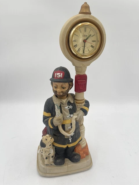 Melody in Motion Clockpost Willie -FIREMAN CLOCK LOW PRESSURE JOB CLOCK WORKS Melody in Motion Clockpost Willie -FIREMAN CLOCK LOW PRESSURE JOB CLOCK WORKS
