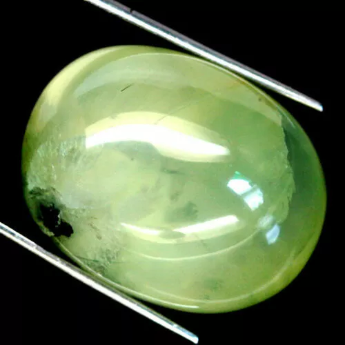 Shola Vrai 38,64 Carats Naturelle Vert Prehnite Gigantesque Du Brésil